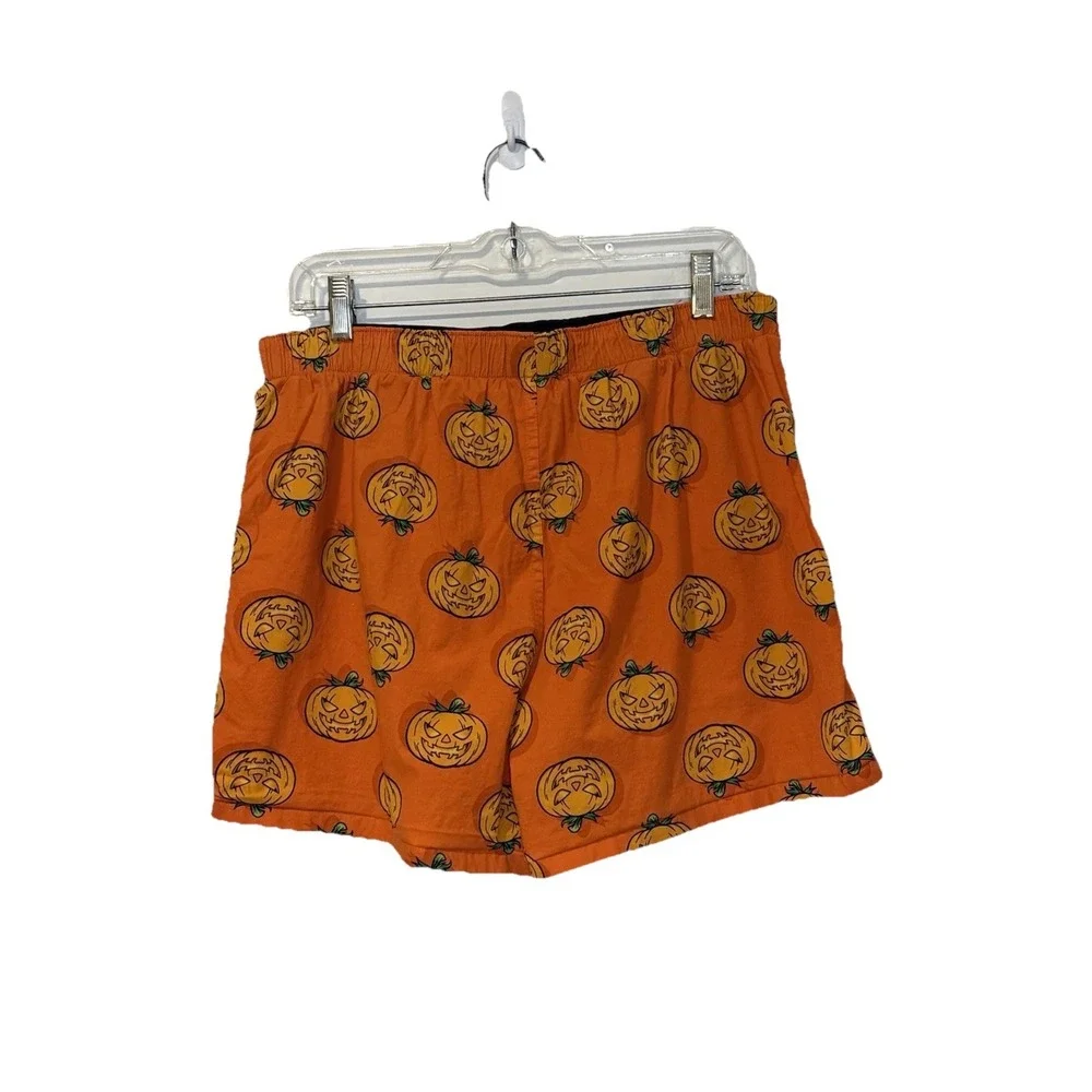 American Eagle Men's Halloween Pumpkin Novelty Boxer Shorts L/G 35-38 Orange